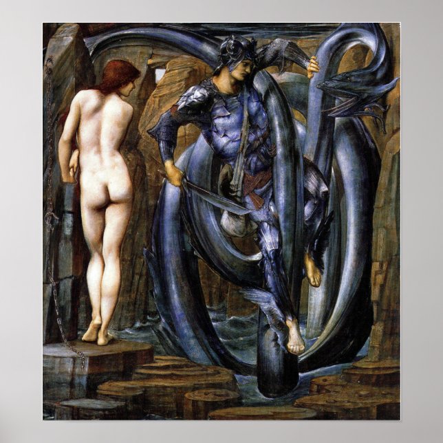 Affiche Burne-Jones - Doom Complété 1885 (Devant)
