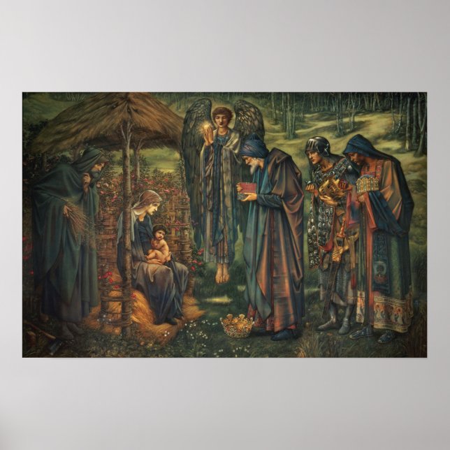 Affiche Burne-Jones - Étoile de Bethléem (Devant)
