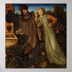 Affiche Burne-Jones - Le Roi Mark Et La Belle Iseult