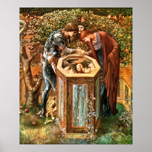 Affiche Burne-Jones - Têtes sinistres 1885 (Devant)