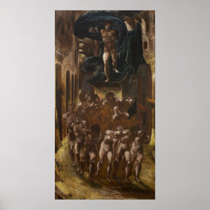 Affiche Burne-Jones - Voiture de l'amour ou de l'amour