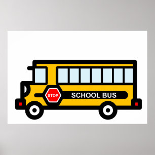 Affiche Bus scolaire