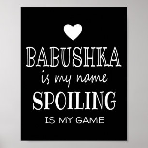 Affiche Bushka Est Mon Nom Drôle Graphique Pour Bushka Gra