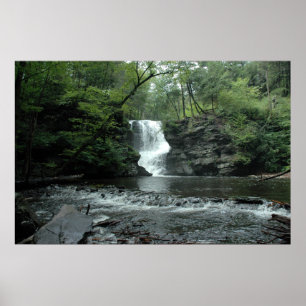 Affiche Bushkill Falls in the Poconos. imprimer 008