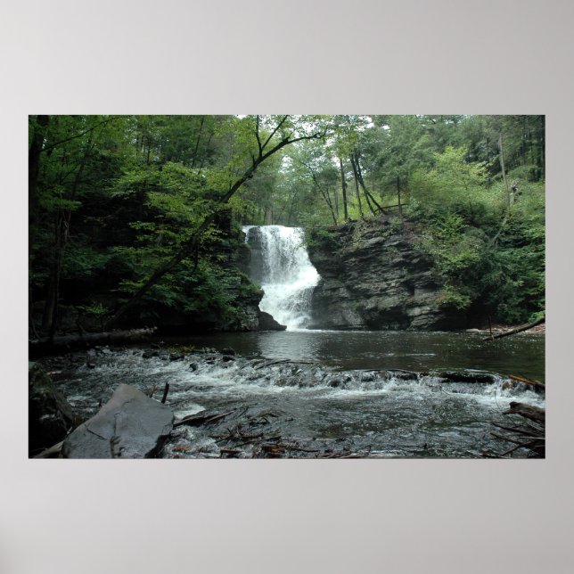 Affiche Bushkill Falls in the Poconos. imprimer 008 (Devant)