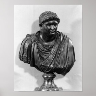 Affiche Bust of Nero , copy of an original