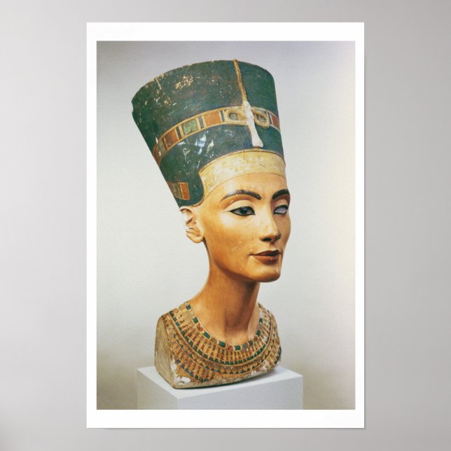 Affiche Buste de la reine Nefertiti, du studio de la sc (Devant)