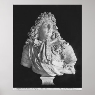 Affiche Buste de Louis XIV 1679