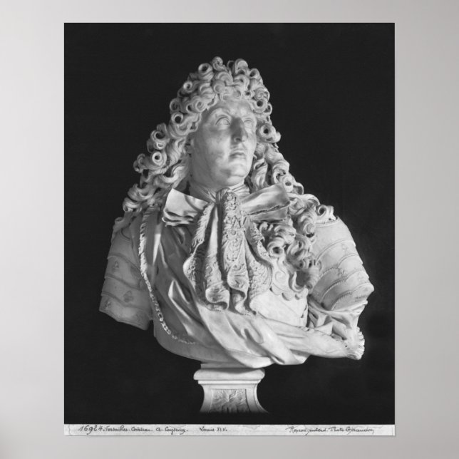 Affiche Buste de Louis XIV 1679 (Devant)