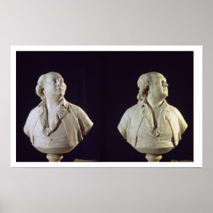 Affiche Buste de portrait de Giuseppe Balsamo (1743-95), c