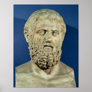 Affiche Buste de Sophocles
