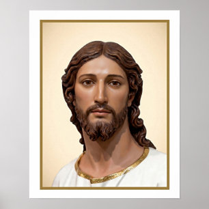 Affiche BUSTE DU CHRIST SAUVEUR par MICHELANGE 2026