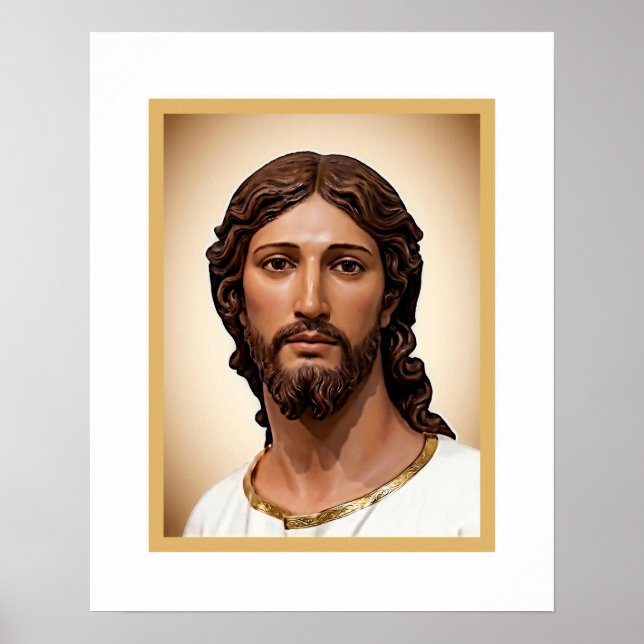 Affiche BUSTE DU CHRIST SAUVEUR par MICHELANGE 2026 (Devant)