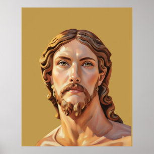 Affiche BUSTE DU CHRIST SAUVEUR par MICHELANGE 2026