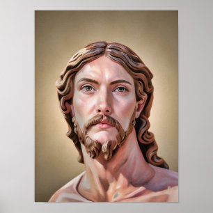 Affiche BUSTE DU CHRIST SAUVEUR par MICHELANGELO