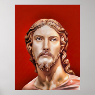 Affiche BUSTE DU CHRIST SAUVEUR par MICHELANGELO 2026
