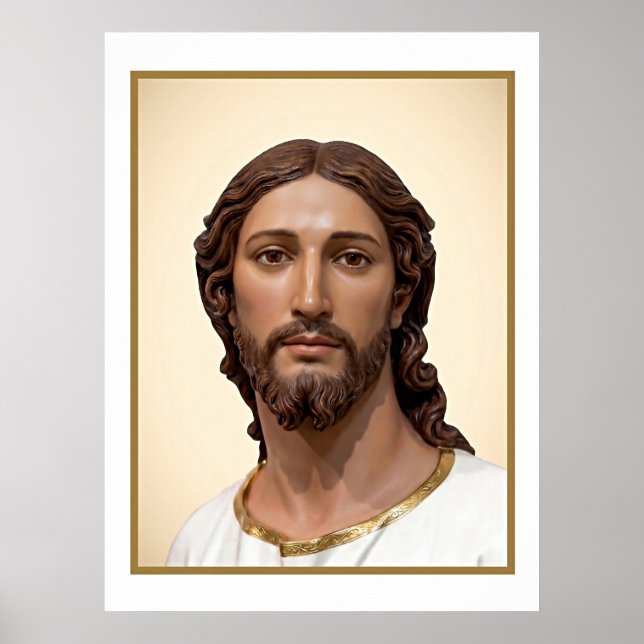 Affiche BUSTE DU CHRIST SAUVEUR par MICHELANGELO 2026 (Devant)
