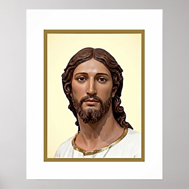 Affiche BUSTE DU CHRIST SAUVEUR par MICHELANGELO 2026 (Devant)