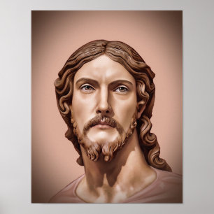 Affiche BUSTE DU CHRIST SAUVEUR par MICHELANGELO 2026__