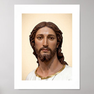 Affiche BUSTE DU CHRIST SAUVEUR par MICHELANGELO 2026