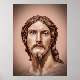 Affiche BUSTE DU CHRIST SAUVEUR par MICHELANGELO 2026__
