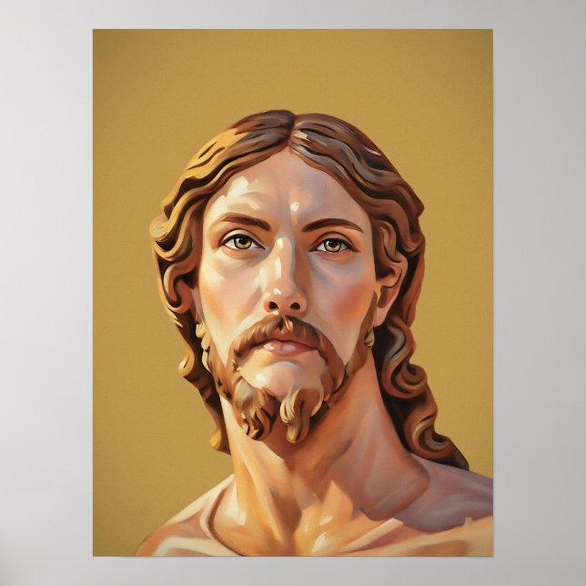Affiche BUSTE DU CHRIST SAUVEUR par MICHELANGELO 2026 (Devant)