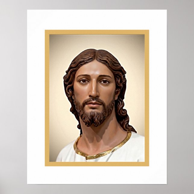 Affiche BUSTE DU CHRIST SAUVEUR par MICHELANGELO 2026 (Devant)
