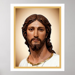 Affiche BUSTE DU CHRIST SAUVEUR par MICHELANGELO 2026