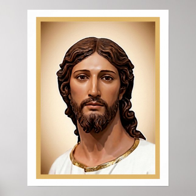 Affiche BUSTE DU CHRIST SAUVEUR par MICHELANGELO 2026 (Devant)