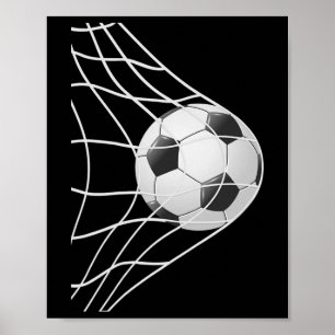 Affiche But gagnant de football Byll à l'intérieur du file