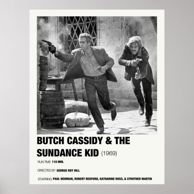 Affiche Butch Cassidy et The Sundance Kid 1969 Alternat (Devant)