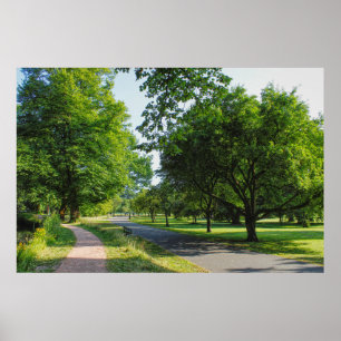 Affiche Bute Park, Cardiff, Wales.