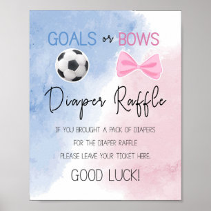 Affiche Buts ou arcs diaper signe de tombole genre révéler