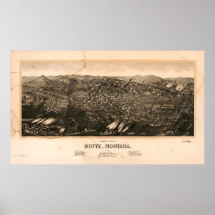 Affiche Butte, Montana (1904)