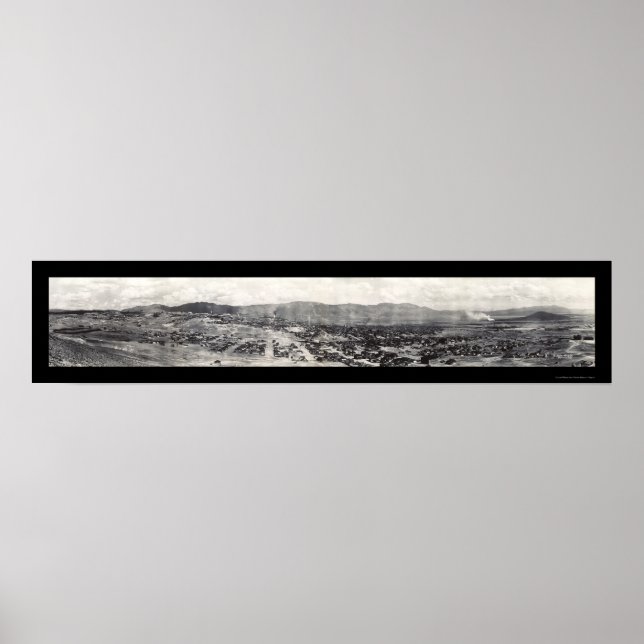 Affiche Butte, MT Photo 1908 (Devant)