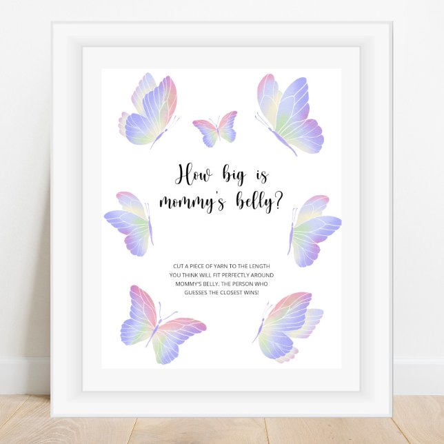 Affiche Butterfly embrasse à quel point est grand le jeu v (Créateur téléchargé)