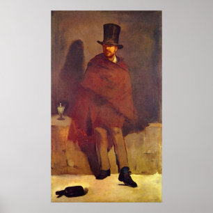 Affiche Buveur d'absinthe par Edouard Manet