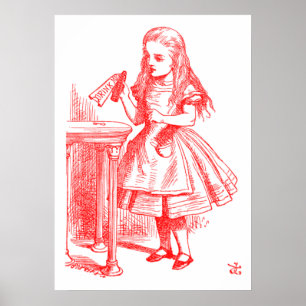 Affiche Buvez-Moi (Alice)