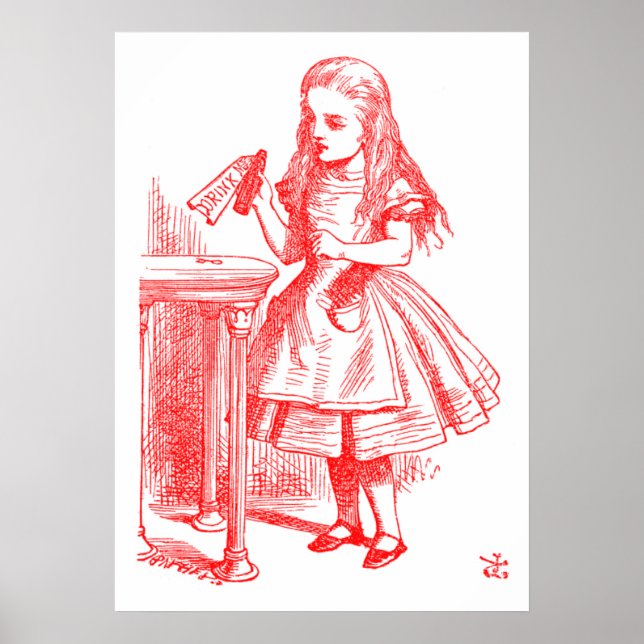 Affiche Buvez-Moi (Alice) (Devant)