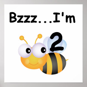 Affiche Buzz Bumblebee 2e Anniversaire T-shirts et cadeaux