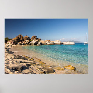 Affiche BVI, Virgin Gorda, le parc national de The Baths