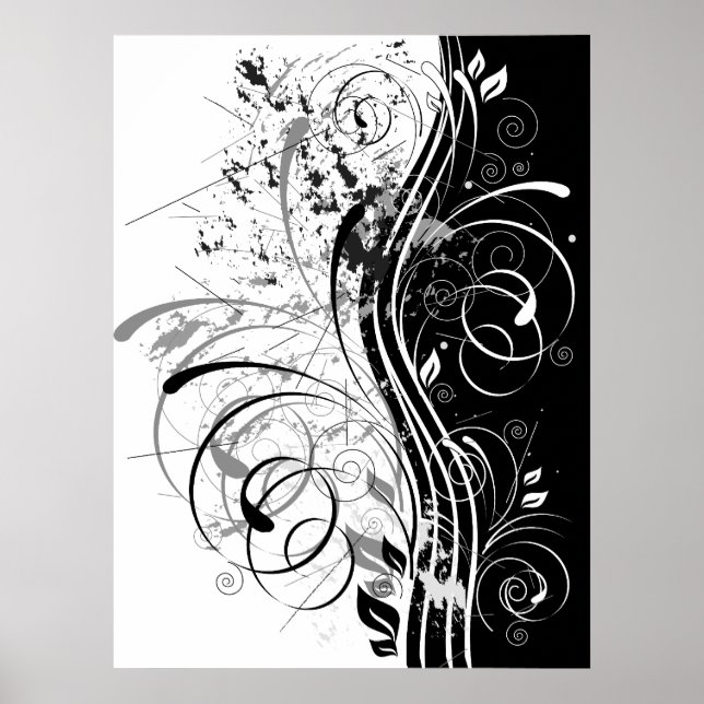 Affiche BWgrunge (Devant)