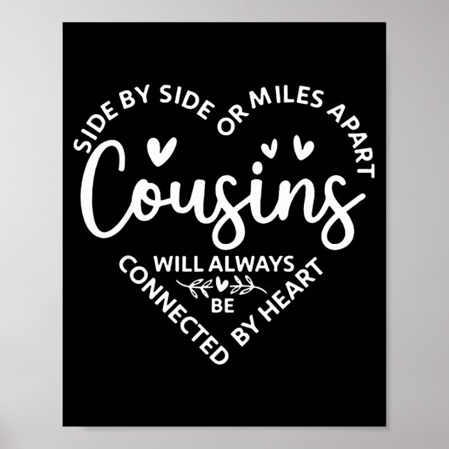 Affiche By Side Side Miles Apart Cousins (Devant)