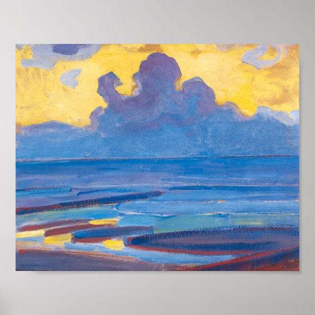 Affiche By the Sea | Piet Mondrian | (Devant)