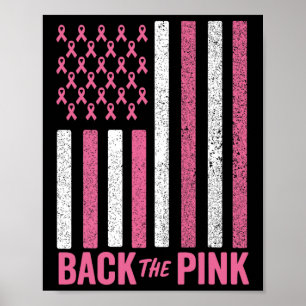 Affiche Byck Pink Breast Cancer Awareness Flag Hommes Femm