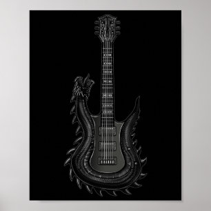 Affiche Bynd Rock Et Roll Guitare S Pour Hommes Bynd Tee 1
