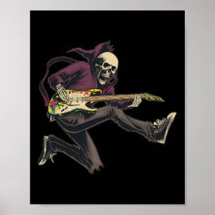 Affiche Bynd Rock Et Roll Guitare S Pour Hommes Bynd Tee 1