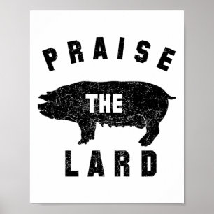 Affiche Byrbecue Tee - shirts - Louange Le Lard - Bbq - Gr