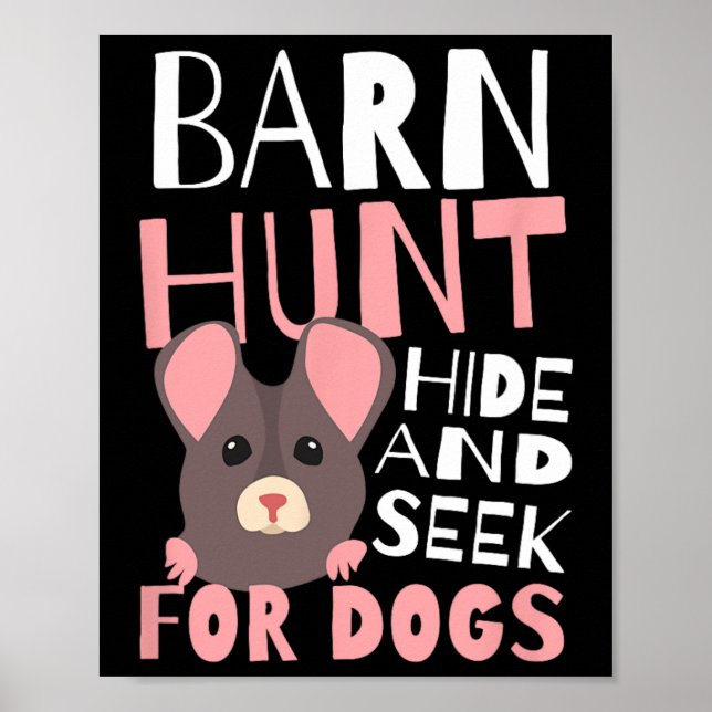Affiche Byrn Hunt Cacher Et Chercher Design Rn Hunt (Devant)