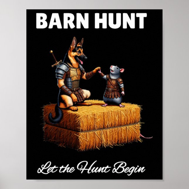 Affiche Byrn Hunt Lover - Joli Rat Guerrier Et Germain (Devant)